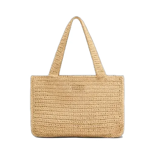 Valentino Garavani Viva Superstar Medium Shopping Bag In Raffia