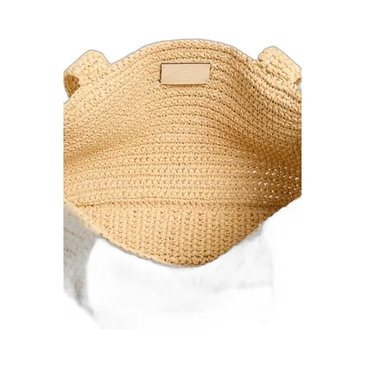 Valentino Garavani Viva Superstar Medium Shopping Bag In Raffia