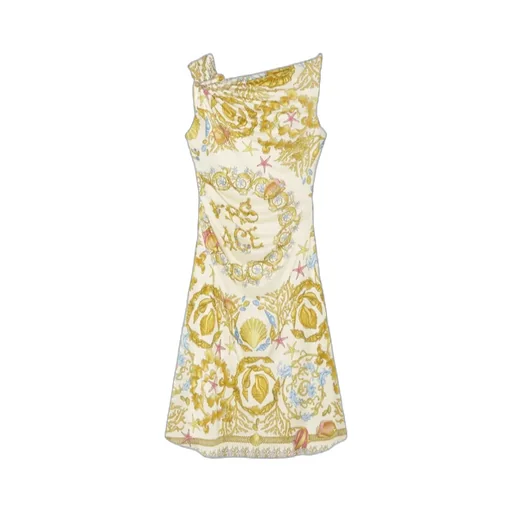 Versace Barocco-Printed Mini Dress