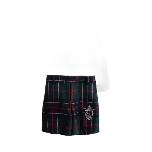Tartan Short And Shirt Set