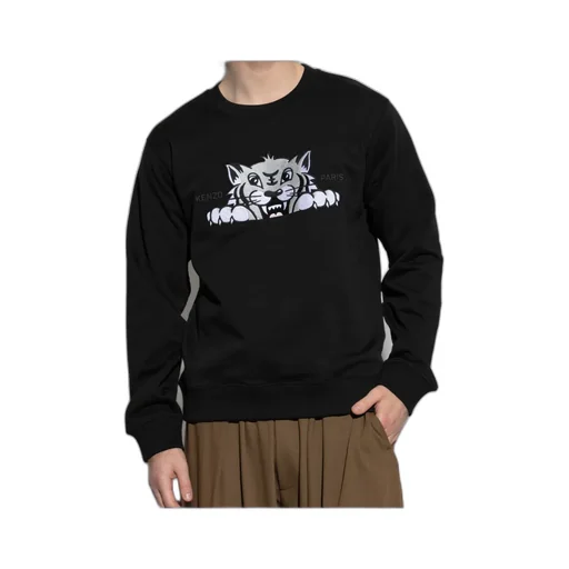 Kenzo Tiger Head Embroidered Sweatshirt