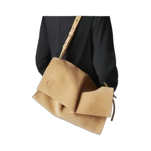 Large Baggy Suede Shoulder Bag