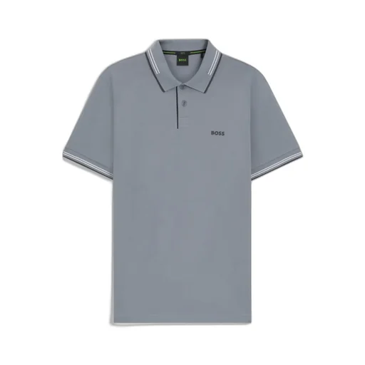 Contrasting-Trim Polo Shirt