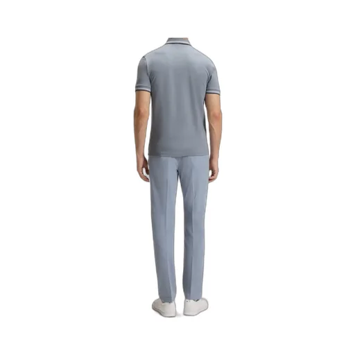 Contrasting-Trim Polo Shirt