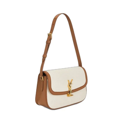 Saint Laurent Solferino Logo Plaque Shoulder Bag