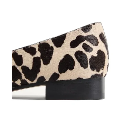 Valentino Leopard Printed Bow Detailed Ballet Flats