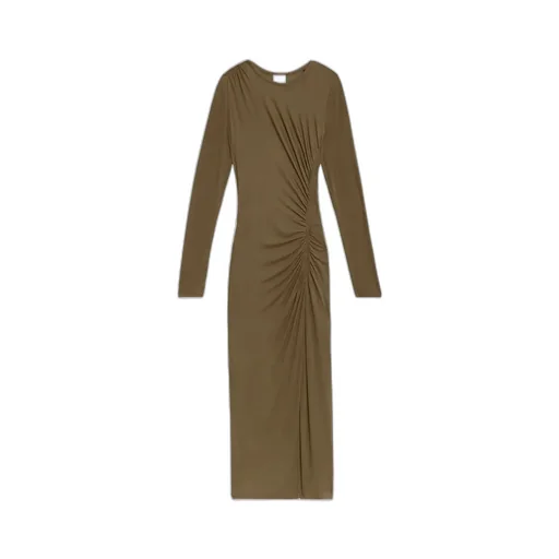 Isabel Marant Toile Jelina Long Draped Jersey Dress