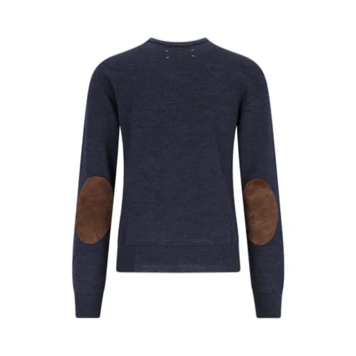 Elbow-Patch Wool Sweater