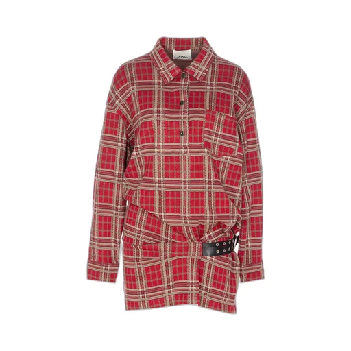 Isabel Marant Checked Twisted Dress