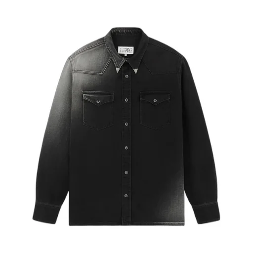 Mm6 Maison Margiela Button-Up Denim Shirt