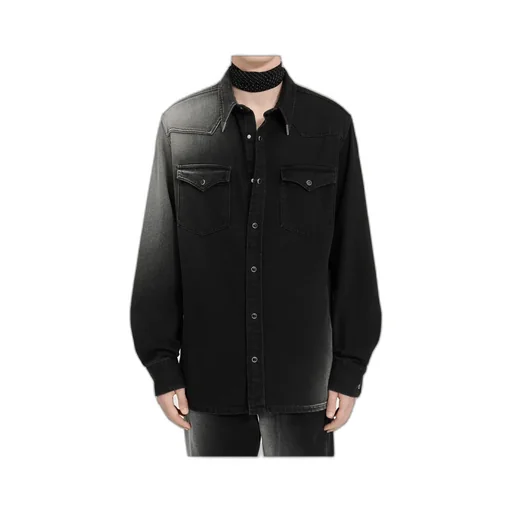 Mm6 Maison Margiela Button-Up Denim Shirt