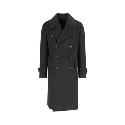 Caruso Double-Breasted Long Coat