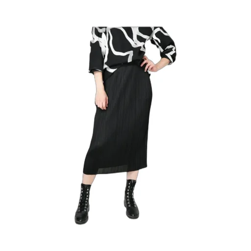 Pleats Please Issey Miyake Pleated Midi Skirt