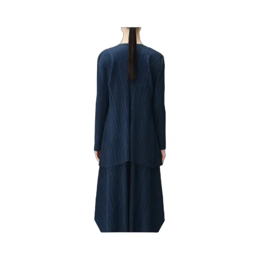 Pleats Please Issey Miyake Mellow Pleats Coat