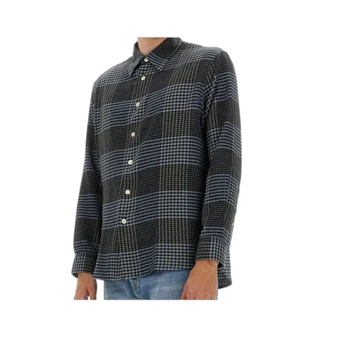 Sunflower Check Detailed Long-Sleeved Shirt