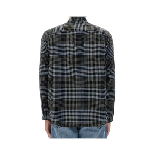 Sunflower Check Detailed Long-Sleeved Shirt