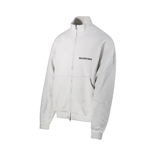 Distressed High Neck Jacket