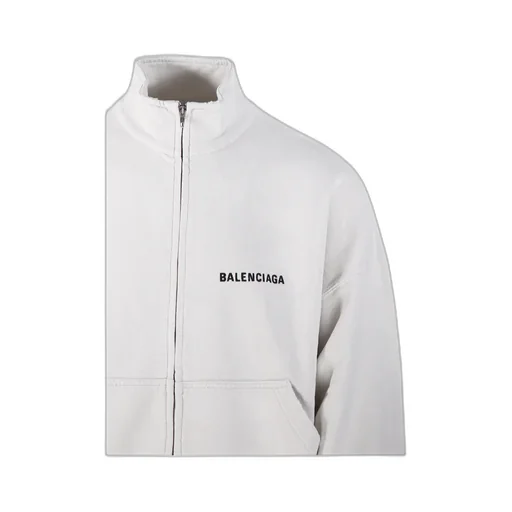 Distressed High Neck Jacket