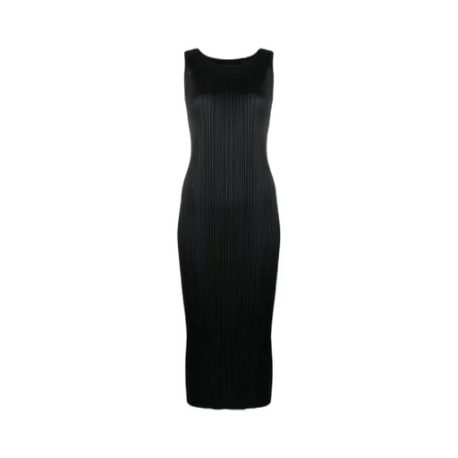 Pleats Please Issey Miyake Sleeveless Pleated Dress