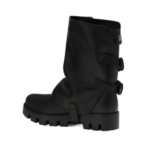 Dolce & Gabbana Buckle Detailed Ankle Boots