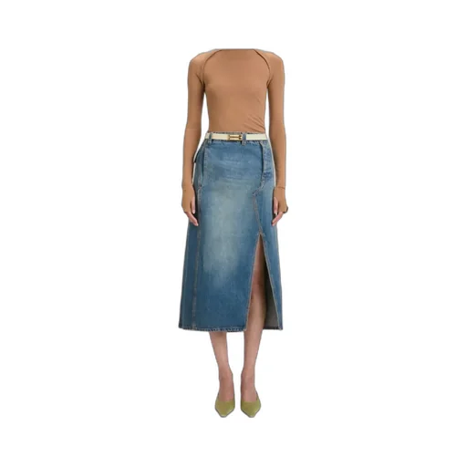 Denim A-Line Skirt