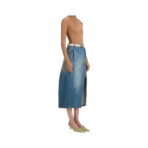 Denim A-Line Skirt