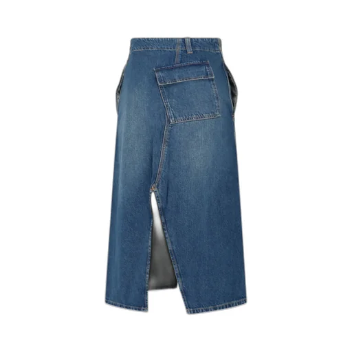 Denim A-Line Skirt