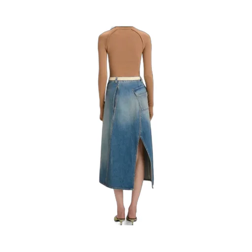 Denim A-Line Skirt