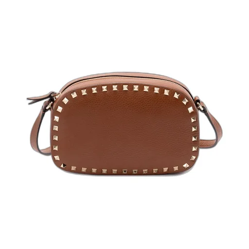 Mini Rockstud Leather Cross Body Bag