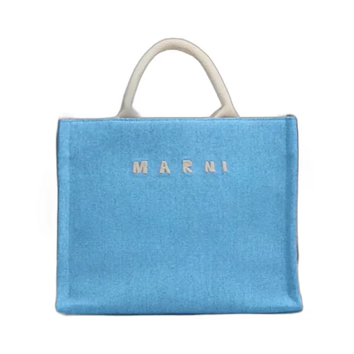 Marni Denim Tote Small Bag