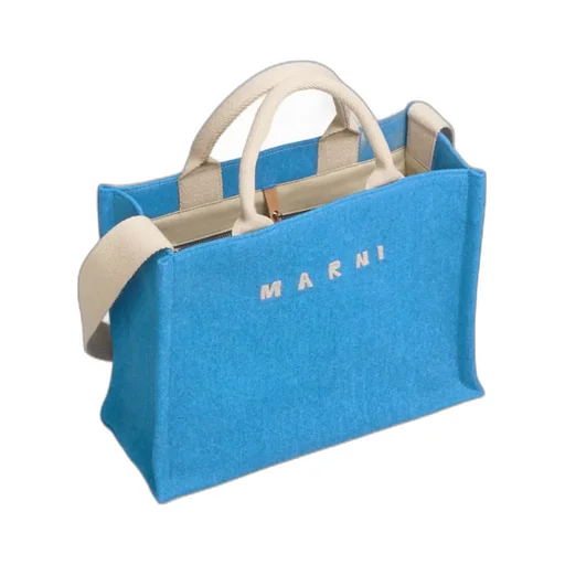Marni Denim Tote Small Bag