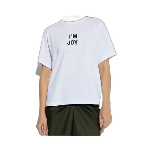 Victoria Beckham I'm Joy Printed Crewneck T-Shirt