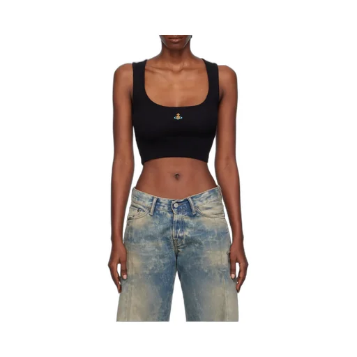Vivienne Westwood Orb Embroidered Top