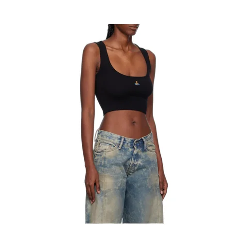Vivienne Westwood Orb Embroidered Top