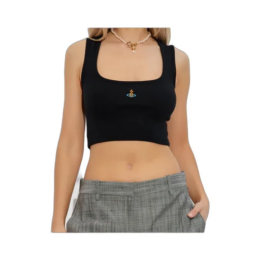 Vivienne Westwood Orb Embroidered Top