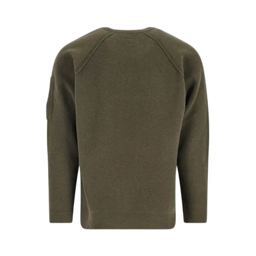 C.P. Company Logo Patch Crewneck Jumper