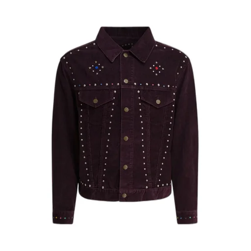 Needles Embellished Buttoned Corduroy Jacket