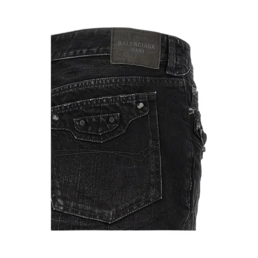Frayed Edge Denim Mini Skirt