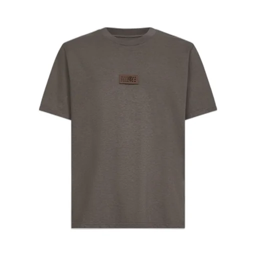 Mm6 Maison Margiela Logo Patch Crewneck T-Shirt