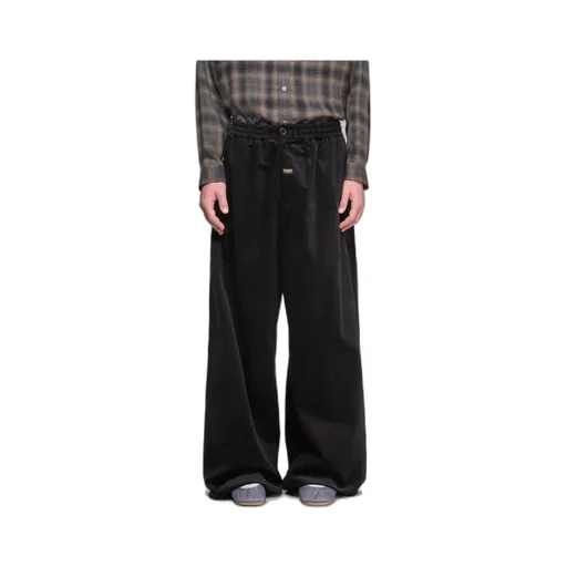 Martine Rose Wide-Leg Corduroy Elasticated Waistband Trousers