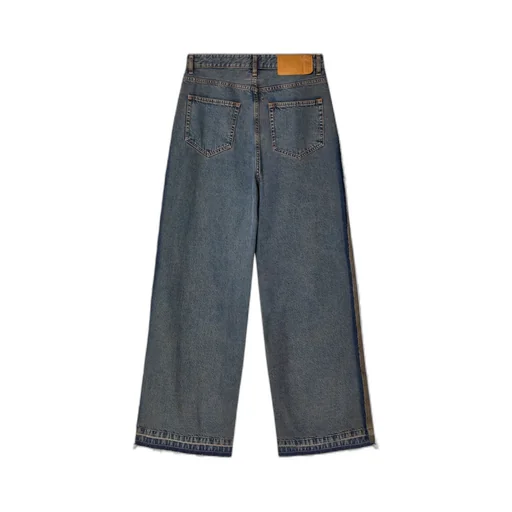 Mm6 Maison Margiela Wide-Leg Panel Jeans