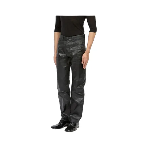 Waxed-Effect Jeans