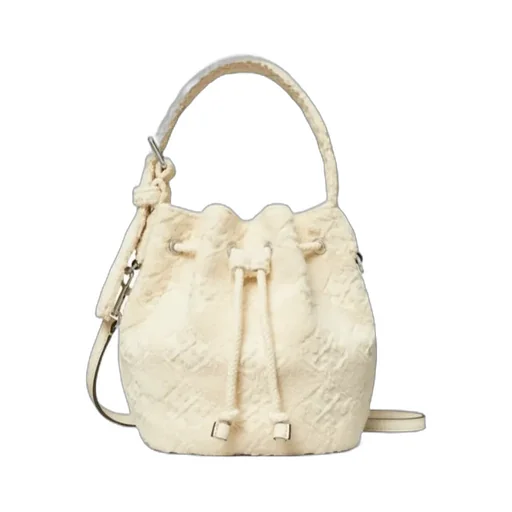 Cotton-Blend Bucket Bag