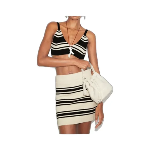 Cotton-Blend Bucket Bag
