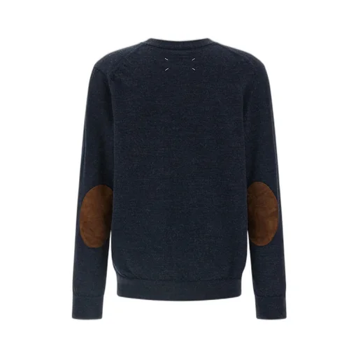 Elbow-Patch V-Neck Cardigan