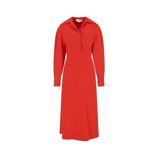 Victoria Beckham Long Sleeve Maxi Dress