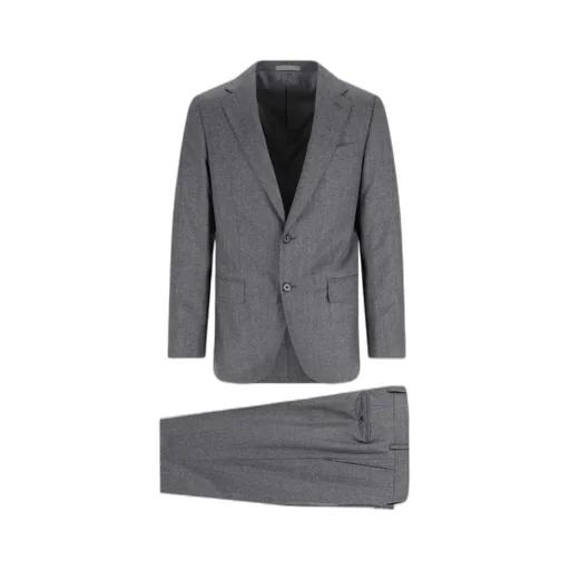 Caruso Single-Breasted Long Sleeved Suit