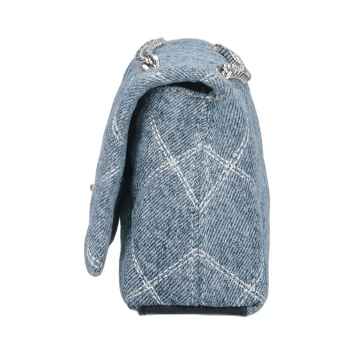 Marc Jacobs Dual Quilted Denim Chained Crossbody Bag