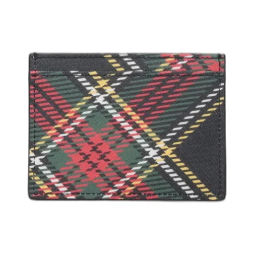Vivienne Westwood Flat Checked Card Holder