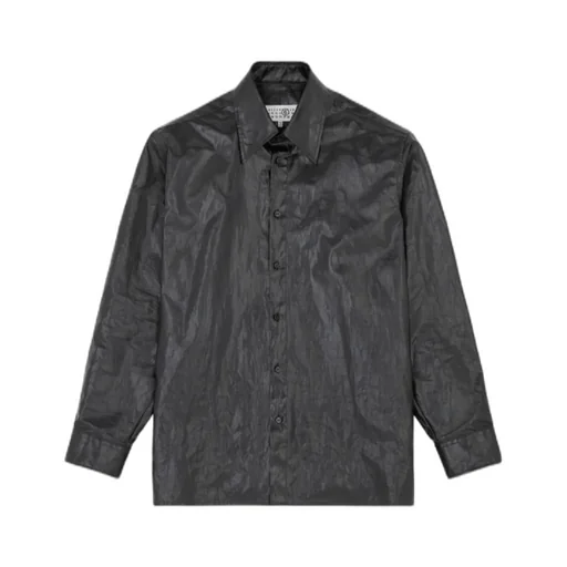 Mm6 Maison Margiela Shiny Coated Shirt